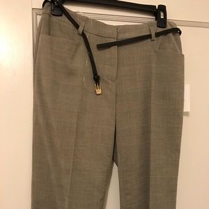 Calvin Klein Modern fit Trousers-Black and Cream